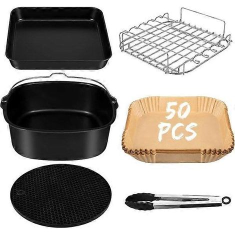 Les accessoires pour friteuse à air chaud Airfryer sont compatibles uniquement avec les modèles COSORI 5,5 L et XXL 5,5 L. (1/5)