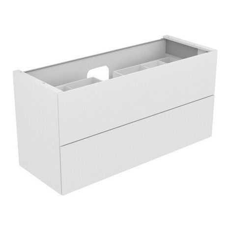 Meuble sous-vasque EDITION 11 1400 x 700 x 535 mm avec éclairage intérieur LED violet (RAL 4007) KEUCO