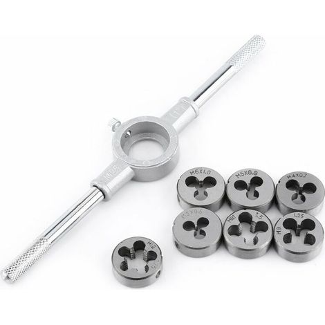 8pcs Taps and Dies Metric Die Wrench M25 (1/5)