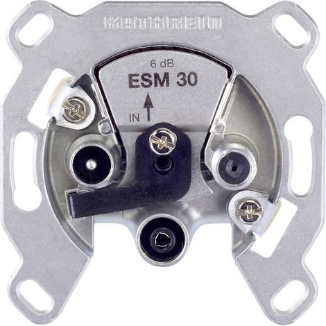Kathrein ESM 32 Prise antenne BK, DAB+, TV, FM, Data encastré, à visser Prise de montage en boucle