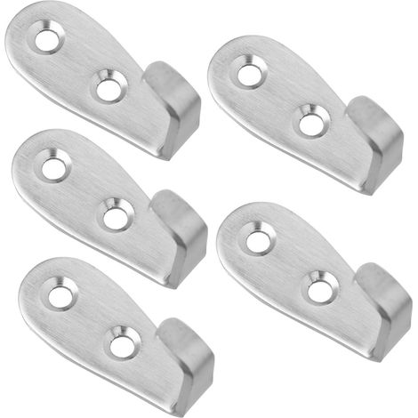 Patères murales en acier inoxydable lot de 5 crochets de (1/5)
