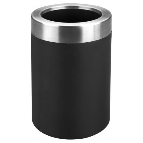 Cubitera de champán Lacor acero inoxidable negro 30x12.5x20 cm