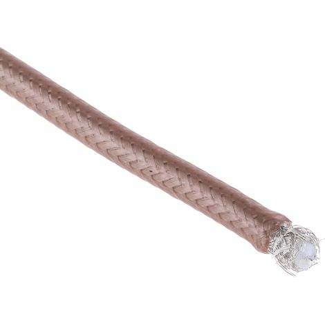 Câble coaxial RG142 RS PRO, Marron, 25m, Eca ( Prix pour Bobine de 25 Mètres ) (1/4)