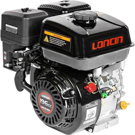Motor para compactadora LONCIN G200F-R-S de 6,5 km, eje de 19 mm, manguito de hierro fundido. (1/5)