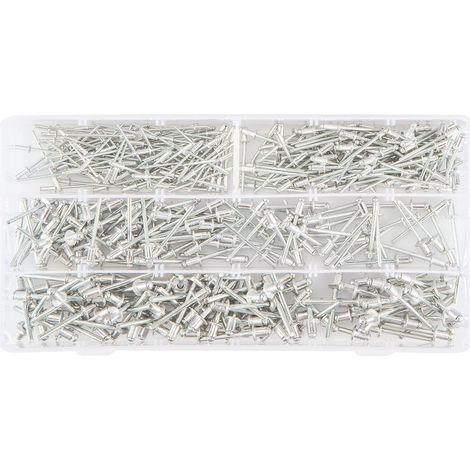 Rivetti ciechi in alluminio, 400 pezzi (1/3)