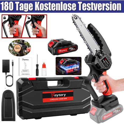 3000 W PRO. Tronçonneuse sans fil 6 pouces Tronçonneuse électrique Tronçonneuse pour arbres + accessoires
