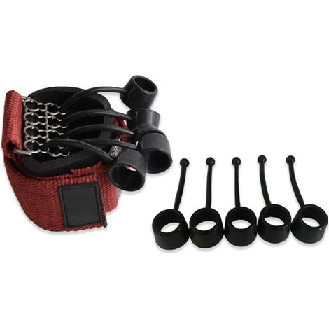 Finger- und Handstrecker-Trainer mit Widerstandsband, Dehn- und Kräftigungsgerät für Fingerbeugung und -streckung (1/5)