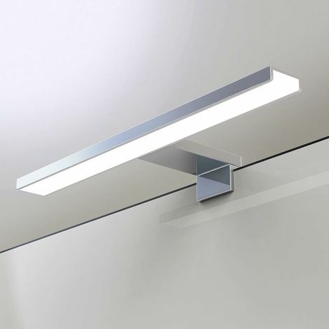 lampe miroir de salle de bain 30cm LED 6W 230 volt lampe miroir de salle de bain 6000K full aluminium 3in1 lampe miroir de salle de bain étanche IP44 [Classe énergétique E] (1/5)
