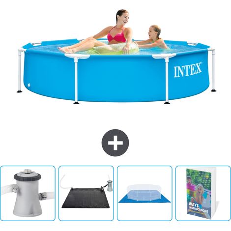 Intex Piscine Tubulaire Ronde - 244x51 cm - 5-pièces SCB126 (1/5)