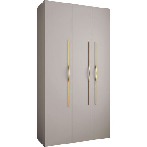 Armario Hartford 563, Cachemira, 246x130x52cm, Puertas de armario: Con bisagras, Número de estantes: 6 (1/5)