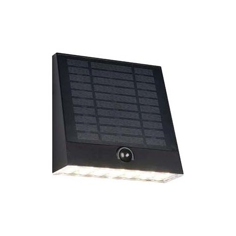 REALITY Applique murale LED solaire ALVORADA, R23326102, 6 W, 600lm, 4000K, noir (1/5)