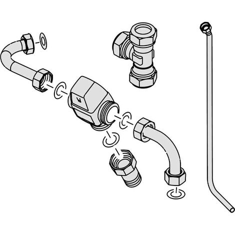 Bosch Accessori stazioni acqua fresca SZ10 set valvola miscelatrice SZ10 per Flow Fresh FF 20, 7735600332