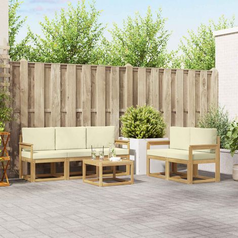 vidaXL Outdoor-Sofagarnitur 6 pcs (1/5)