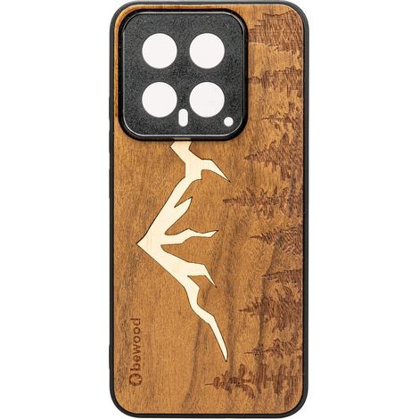 Custodia in legno Bewood per Xiaomi 14 MONTAGNE IMBUIA (1/2)