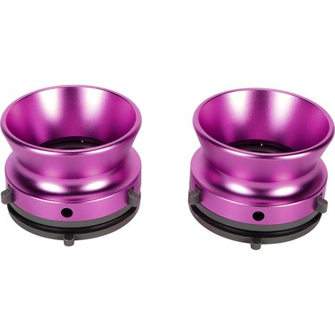 2 Bobines NAB 1/4 10 Pouces Adaptateurs Universels Chargeur Aluminium Alliage Enrouleur Magnétophone pour ReVox B67 Akai Teac Violet (1/5)
