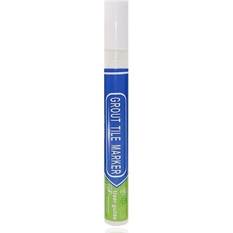 Stylo à joints pour raviver et restaurer les carreaux de cuisine, douche et salle de bain, imperméable, Quick-COLOR blanc
