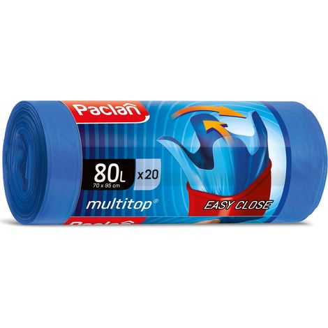 Sacs poubelles Paclan Multitop 80 l, 20 pièces, 134421 (1/2)