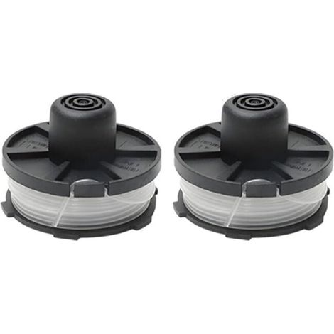 Replacement threaded spool for lawnmower, compatible with Makita 18V DUR181/RF/Z, 195858-1/196145-9 replacement part for grass trimmer, includes: 2 replacement spools (1/4)