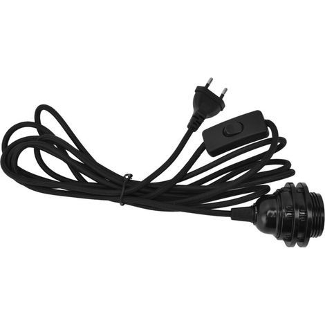 E27-Fassung für Pendelleuchten – 3,5 m langes Kabel mit Schalter – EU-Stecker 100–240 V – Schwer entflammbares ABS-Material (1/5)
