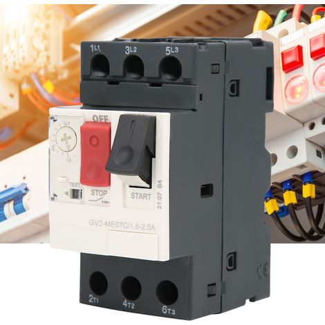 Interrupteur de protection moteur GV2-ME07C, interrupteur de protection moteur 1,6–2,5 A (1/5)