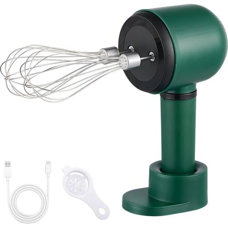 Batteur Électrique Sans Fil 3 Vitesses vert