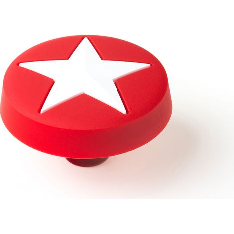 Pomo para Mueble  Estilo Infantil Juvenil  Fabricado en PVC - Zamak  Acabado en Multicolor  Medidas 434326 mm  Sistema de Fijación Atornillado  Incluye Tornillos M4  1 Unidad -