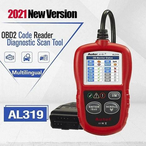 Autel AL319 OBD2 Multi-brand Car Diagnostic Scanner (French) (1/4)