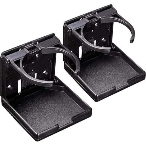 Paquet de 2 porte-gobelets, pliables et réglables, s'adaptent à la plupart des tailles de tasses, bouteilles, bocaux, porte-gobelets pour voitures, camions, camping-cars, fourgonnettes (1/4)