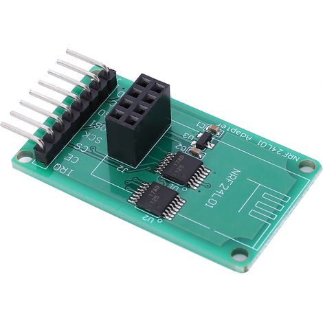 Module adaptateur NRF24L01 Émetteur-récepteur sans fil 2,4 GHz pour objet réseau universel 3,3 V/5 V R3 (1/5)