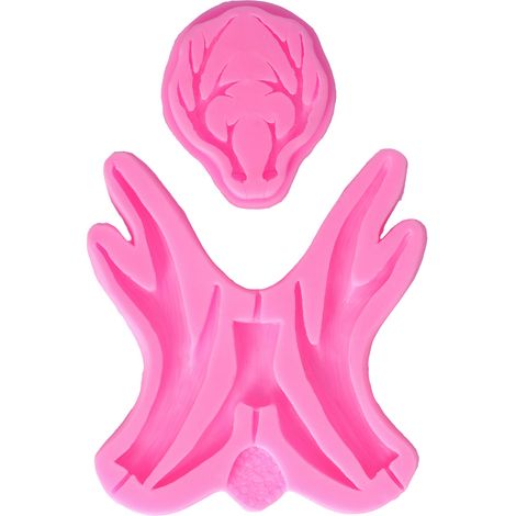 Tragbare Silikon-Fondantformen, 2 Stück, schöne Antihaft-Holzoptik, flexibel, elastisch, zuverlässig, für Schokoladenkuchen (1/5)