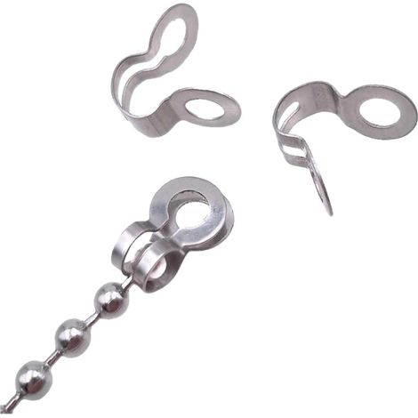 TERMINALE 'EASY' PER CATENA Ø 3,6 mm / cf.25 pezzi - nichelato