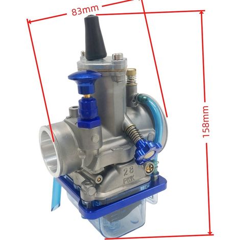 TTR110 Racing PWK 28-30 mm Universalvergaser mit transparenter Kappe 404-062 für Zweitaktmotoren