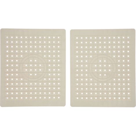 Kitchen Sink Mat 2PCS Food Grade Rubber Material NonSlip Easy to Clean Sink Protector Mat for Kitchen (1/5)