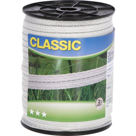 Kerbl Weidezaunband 20mm 200m Classic Länge  200 m Weidezaunband