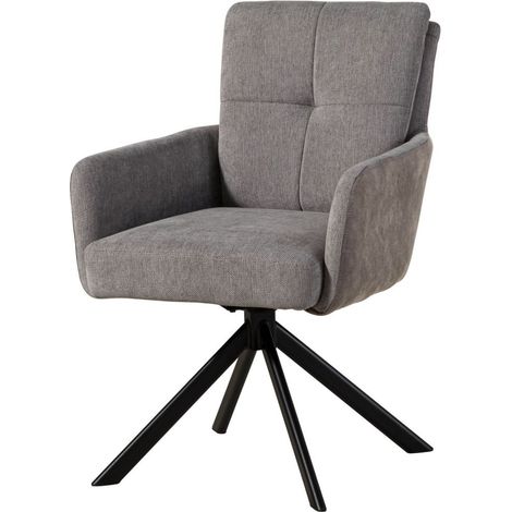 Drehstuhl 57x67x87 grau / hellgrau FABIAN 111