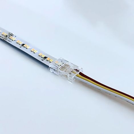 Connecteur Simple pour Ruban CCT 8mm pour ruban IP20 - SILAMP (1/2)