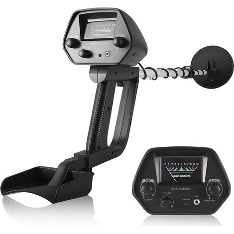 Detector de Metales Profesional, Detector de Oro, Alta Precisión, Anti-Interferencia, Ajuste De Altura De 78 Cm A 107 Cm, Impermeable Ip68, Detector De Metales para Adultos Y Niños,Pilas no incluidas (1/5)
