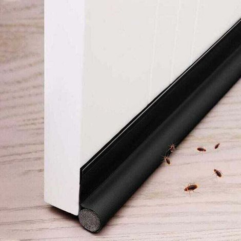 96CM Single-sided Door Bottom with Self-Adhesive Seal Weather Stripping Door Seal Strip Draft Stop Cold Weather Protection (1/4)