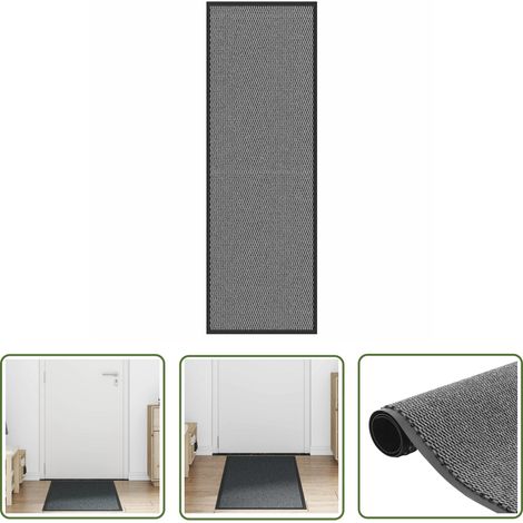 vidaXL Paillasson anthracite 60x180 cm (1/5)