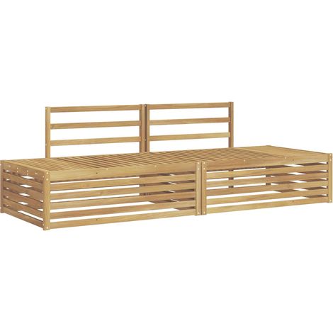 Outdoor Sofa Set 3 Piece vidaXL