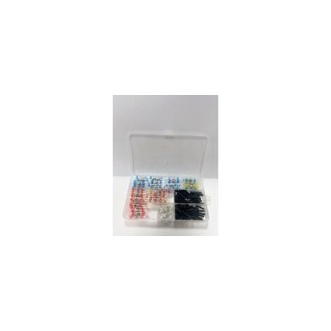 Houhence – Cosse thermorétractable étanche 260 pcs – 4 tailles – Connecteurs à souder en polyoléfine – Résistance à l'eau IP67 - 260pcs - Crezuo