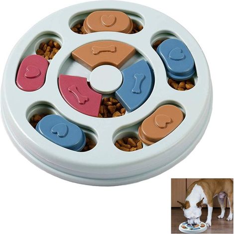 Gamelle d'alimentation Lente, gamelle Chat Anti-glouton, 1 pièce gamelle Anti-glouton, fabriquée en silicone, non toxique, anti-âge, pour Chats, Chien (1/5)