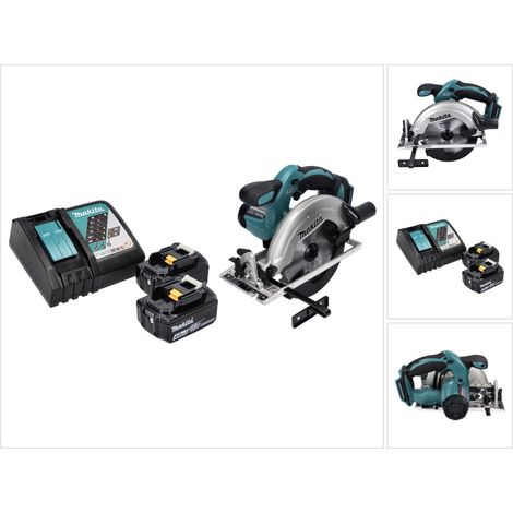 Makita DSS 611 RM Akku Handkreissäge 18 V 165 mm + 2x Akku 4,0 Ah + Ladegerät