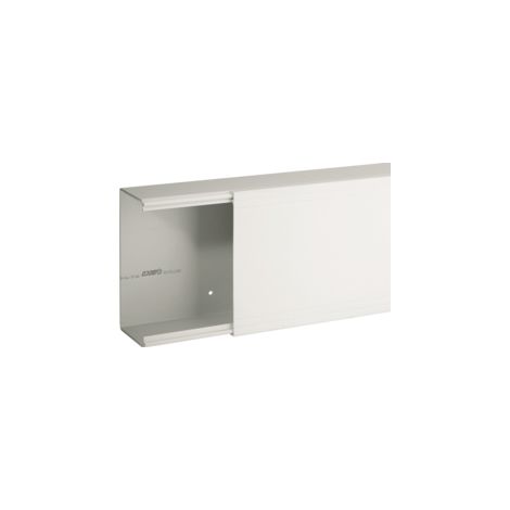 TA-EN 150x80 W Canalina Porta Cavi a base piana, Bianco