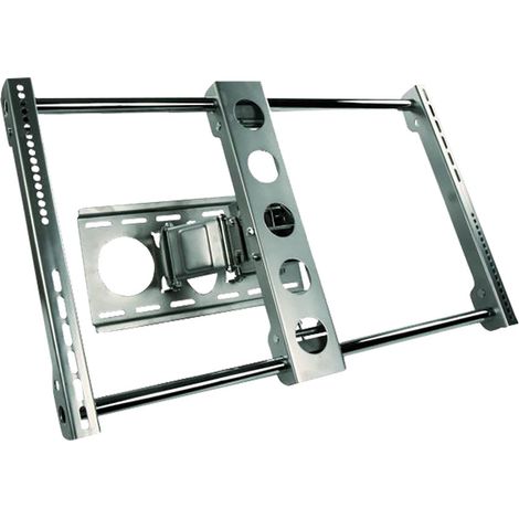 Wandhalter Fernseher Fernsehgerät TV Gerät Flachbild Fernseher Halterung 30-63 Zoll VESA Standard Halter schwenkbar neigbar Metall silber (1/2)