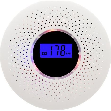 Kombinierter Rauch- und Kohlenmonoxidmelder, Doppelsensor, batteriebetrieben – Schutz vor Feuer und Kohlenmonoxid, einfache Installation (1/5)