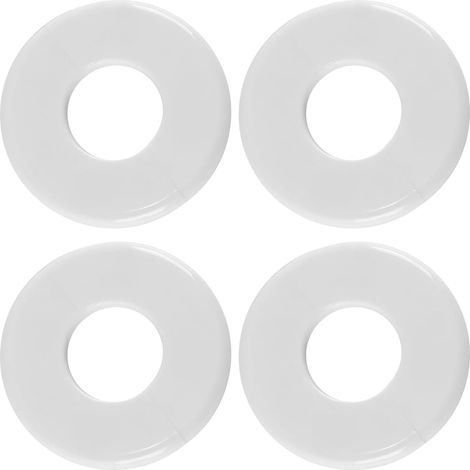 rosaces pour échelle de piscine, trous de recouvrement, anneaux d'échelle, pièces de rampe de piscine (blanc) (1/5)