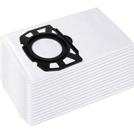 Packung mit 15 Staubsaugerbeuteln für Kärcher 2.863-006.0 Vliesfilterbeutel 487 WD4 WD5 WD6 WD5P WD6P Premium MV4 MV5 MV6 Filterbeutel für Nass- und Trockensauger (1/4)