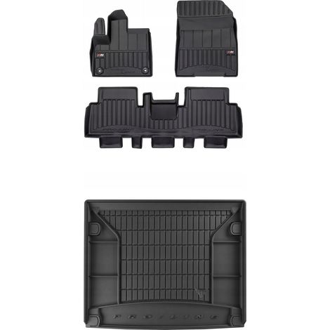 SET 3D Alfombrillas y alfombrilla maletero Fiat e-Doblo desde 2022 2/3 1/3 (1/5)