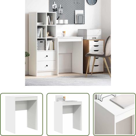 Bureau compact - Bureau Blanc 60 x 40 x 76 cm (1/5)